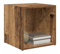 vidaXL Conjunto de Mueble de TV 4 pcs Madera Vieja 37 x 35 x 37,5 cm, Estante rústico de Pared, gabinete Funcional para Sala, diseño cúbico de Madera sólida, Ideal para Muebles