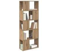 vidaXL Conjunto de Mueble de TV 60 x 24 x 156 cm Marrón | Espacio suficiente para tus libros y decoraciones, Hecho para durar con madera de roble resistente,