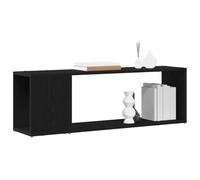 vidaXL Conjunto de Mueble de TV Negro 100 x 24 x 63 cm, Conjunto de gabinete de Pared Moderno, Almacenamiento Rectangular, Mueble Minimalista, para tu Sala