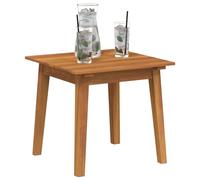 vidaXL Mesa de Café Cuadrada Madera de Acacia Sólida | Resistente al Clima Diseño de 45Cm Para Patios Balcones Jardines Estilo Moderno Sirviendo Muebles de Jardín Patio Contemporáneo Balcón Madera