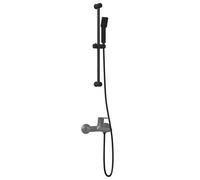 vidaXL - Conjunto de sistema de ducha (70 cm, acero inoxidable, ajustable, estilo cuadrado, fácil de limpiar, resistente a la oxidación, para baño moderno