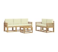 vidaXL Conjunto de sofás de Exterior 6 pcs, Sofá Exterior de jardín, Mueble Modular Moderno, Lounge en Patio, Conjunto para Relajarse en terraza