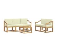 vidaXL Conjunto de sofás de Exterior 6 pcs, Sofá Exterior de jardín, Mueble Modular Moderno, Lounge en Patio, Conjunto para Relajarse en terraza