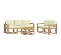 vidaXL Conjunto de sofás de Exterior 6 pcs, Sofá Exterior de jardín, Mueble Modular Moderno, Lounge en Patio, Conjunto para Relajarse en terraza
