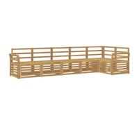 vidaXL Conjunto de sofás de Exterior 6 uds. Blanco