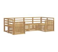 vidaXL Conjunto de sofás de Exterior 6 uds. Blanco