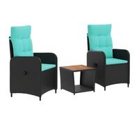 vidaXL Conjunto de Sofás de Jardín 3 uds.