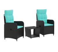 vidaXL Conjunto de Sofás de Jardín 3 uds.