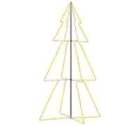 vidaXL Cono Árbol de Navidad de 300 LED Interior y Exterior Decoración Adornos Ornamento Festivos Iluminados Exhibición Navideño Vacaciones 120x220 cm