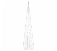 vidaXL Cono de luz LED Decorativo acrílico Azul 90 cm