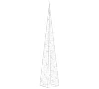 vidaXL Cono de luz LED Decorativo acrílico Blanco frío 90 cm
