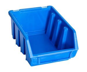 vidaXL Contenedores de Almacenaje Apilables 20 Unidades, Cajas con Ranura para Etiquetas, Cajas para Herramientas, Cajones Apilables, Plástico Azul