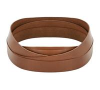 vidaXL Correa de Cuero Marrón 500 x 2,5 cm Cuero, CREA Correas de Cuero Modernas, componentes Flexibles y Resistentes para proyectos DIY, Material Rectangular Duradero