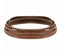 vidaXL Correa de piel marrón 1000 x 0,5 cm de piel, creación de pulseras de piel modernas, componentes flexibles y robustos para proyectos DIY, material Art Durable