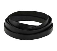 vidaXL Correa de piel negra de 200 x 2 cm para pulseras de cuero modernas, componentes flexibles y resistentes, para proyectos de bricolaje, material sintético duradero