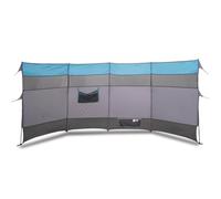 vidaXL Cortaviento de Camping Impermeable Azul 366x152x152 cm, Cortavientos de Playa, Cortaviento para Caravana, Cortavientos de Autocaravana