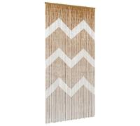 vidaXL Cortina de Puerta Insectos Multicolor 200 x 100 cm Bambú, Cortina de bambú, Barrera Decorativa para Interiores, Divisor de habitación Multicolor, Elegante Cubierta para Patio
