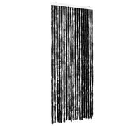 vidaXL Cortina Mosquitera Extraíble Puerto contra Insectos Moscas Mosquitos Casa Móvil Caravana Verano Gris Antracita Chenilla 56x200 cm