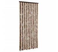 vidaXL Cortina mosquitera tela antimosquitos 90x220 cm Marrón beige
