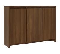 vidaXL Credenza Rovere Marrone 102x33x75 cm in Truciolato