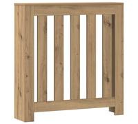 vidaXL Cubierta radiador Madera ingeniería Roble Artisan 78x20x82 cm, Tapa de radiador, Cubierta Alta del radiador, Tapa de la válvula del radiador