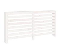 vidaXL Cubierta de Radiador Estantería Dormitorio Balda Cubreradiadores Calefacción Listones Parrilla Oficina Madera Maciza de Pino Blanco
