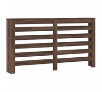 vidaXL Cubierta de radiador Madera ingeniería marrón Roble 149x20x82cm, Tapa de radiador, Cubierta Alta del radiador, Tapa de la válvula del radiador