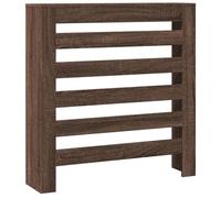 vidaXL Cubierta de radiador Madera ingeniería marrón Roble 78x20x82 cm, Tapa de radiador, Cubierta Alta del radiador, Tapa de la válvula del radiador