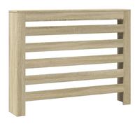 vidaXL Cubierta de radiador Madera ingeniería Roble Sonoma 104x20x82cm, Tapa de radiador, Cubierta Alta del radiador, Tapa de la válvula del radiador
