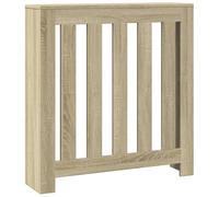 vidaXL Cubierta de radiador Madera ingeniería Roble Sonoma 78x20x82 cm, Tapa de radiador, Cubierta Alta del radiador, Tapa de la válvula del radiador
