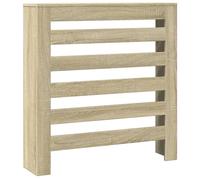 vidaXL Cubierta de radiador Madera ingeniería Roble Sonoma 78x20x82 cm, Tapa de radiador, Cubierta Alta del radiador, Tapa de la válvula del radiador