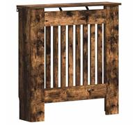 vidaXL Cubierta de Radiador Roble Ahumado 78 x 19 x 81,5 cm, Cubierta Moderna Rectangular para radiador, decoración del hogar, Resistencia al Calor, diseño de Madera, Seguridad Infantil