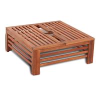 vidaXL Cubierta para base de sombrilla de madera de acacia (pie para parasol)