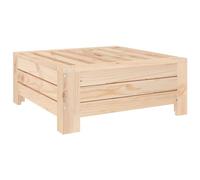 vidaXL Cubierta para Base de Sombrilla, Funda para Pies de Parasol, Mesita Auxiliar, Cubierta para Soporte Vertical, Madera Maciza de Pino