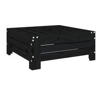 vidaXL Cubierta para Base de sombrilla Madera Maciza de Pino Negro