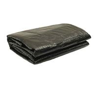 vidaXL Cubierta para Piscina Redonda Portátil de Patio de Plástico Toldo Protector Agua Funda PE Negra 250 cm