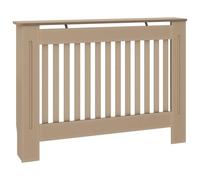 vidaXL Cubierta para Radiador, Armario de Pared para Calentador, Estante para Libros Adornos, Mueble Tapa de Calefacción de Salón, MDF
