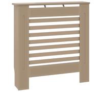 vidaXL Cubierta para Radiador, Armario de Pared para Calentador, Estante para Libros Adornos, Mueble Tapa de Calefacción de Salón, MDF