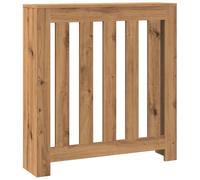 vidaXL Cubierta radiador Madera ingeniería Roble Artisan 78x20x82 cm, Tapa de radiador, Cubierta Alta del radiador, Tapa de la válvula del radiador