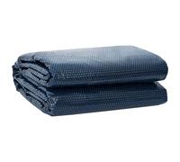 vidaXL Cubierta Solar para Piscina Extra Gruesa Ø 455 cm 400 μm, Cubierta Redonda para Piscina, Material de Polietileno, protección térmica, Resistente al Clima, Evita desechos