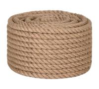 vidaXL Cuerda 100% yute 20 mm 100 m – Soga para jardinería, agricultura y bricolaje