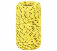 vidaXL Cuerda de barco polipropileno amarillo 2 mm 50 m