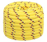 vidaXL Cuerda de Barco Polipropileno Amarillo 20 mm 50 m