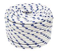 vidaXL Cuerda de barco polipropileno blanco 12 mm 25 m