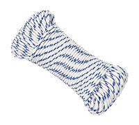 vidaXL Cuerda de Barco Polipropileno Blanco 4 mm 25 m, Cuerda, Cuerda enrollada, cordón Trenzado, Cuerda Trenzada, Cuerda de Anclaje, Cuerda marítima