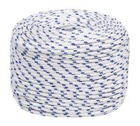 vidaXL Cuerda de Barco Polipropileno Blanco 8 mm 250 m