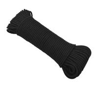 vidaXL Cuerda de Barco Polipropileno Negro Intenso 3 mm 25 m, Cuerda, Cuerda enrollada, cordón Trenzado, Cuerda Trenzada, Cuerda de Anclaje