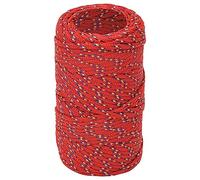 vidaXL Cuerda de barco polipropileno rojo 2 mm 25 m, cuerda, cuerda enrollada, cordón trenzado, cuerda trenzada, cuerda de anclaje, cuerda marítima