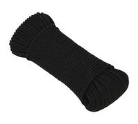 vidaXL Cuerda de Trabajo poliéster Negro 5 mm 100 m
