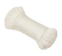 vidaXL Cuerda de trabajo polipropileno blanco 3 mm 50 m